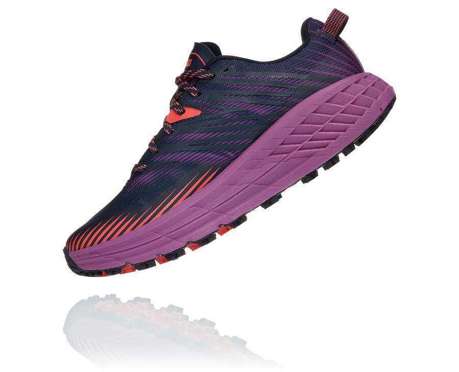 Hoka One One Spor Ayakkabı Kadın Lacivert - Speedgoat 4 - IS2954670